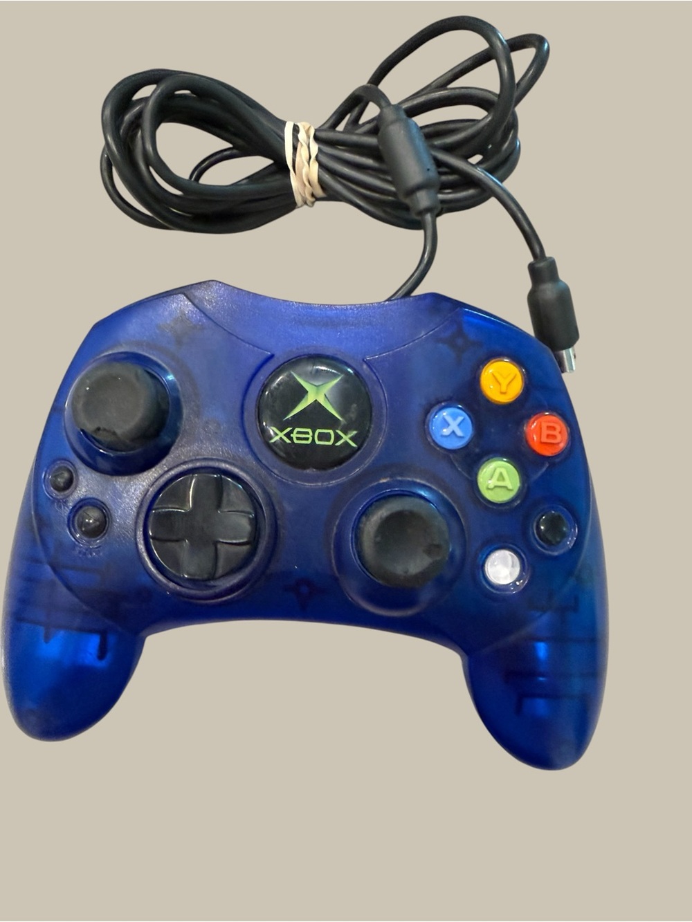 Xbox Wired Controller in Translucent Blue